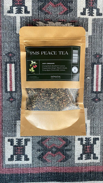 PMS Peace Tea Blend | Herbal Relief for Cramps, Hormonal Balance & Menstrual Wellness