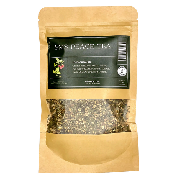 PMS Peace Tea Blend | Herbal Relief for Cramps, Hormonal Balance & Menstrual Wellness