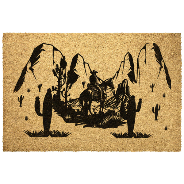 Felpudo de bienvenida occidental Felpudo del desierto