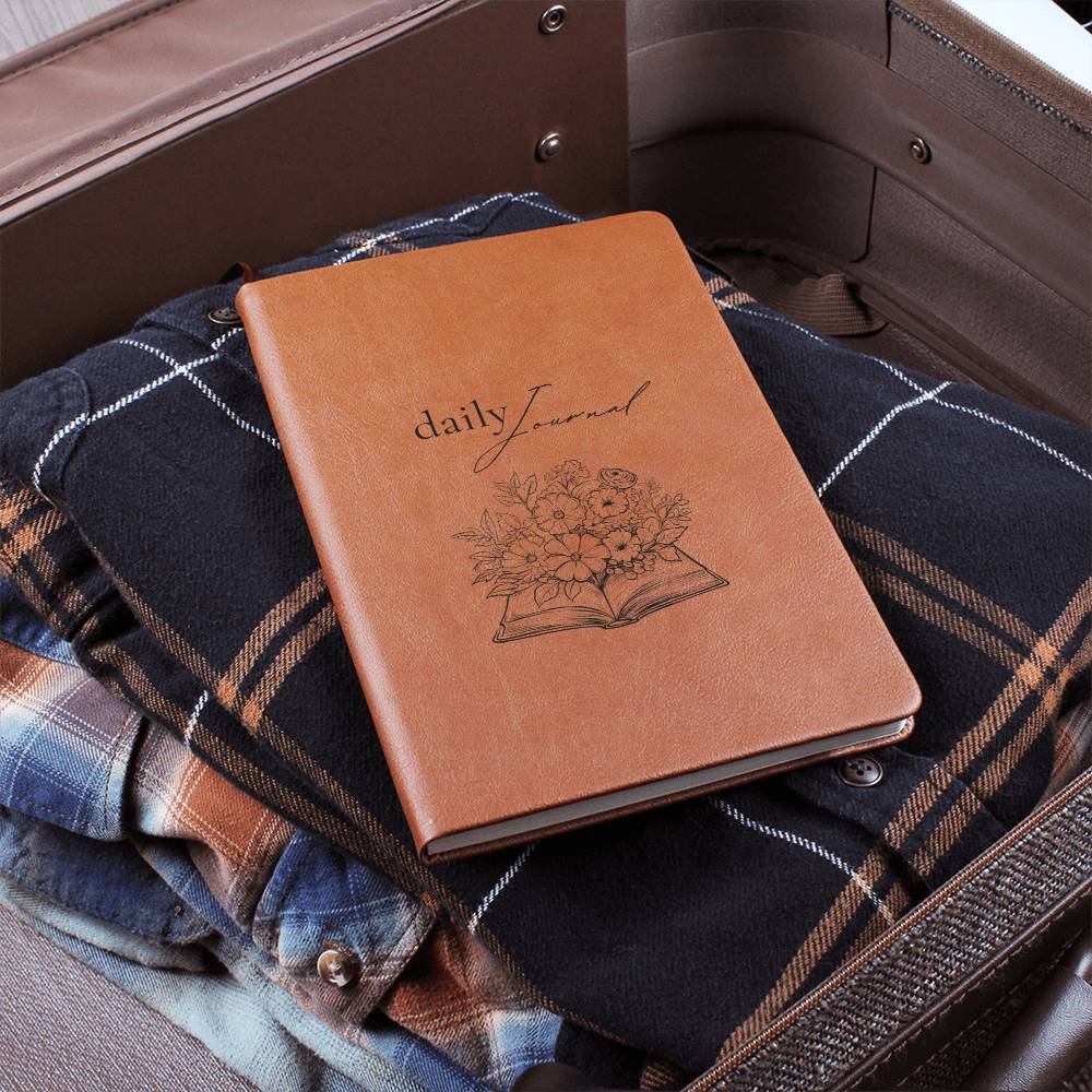 Bookworm Gift for Writers Vegan Leather Journal