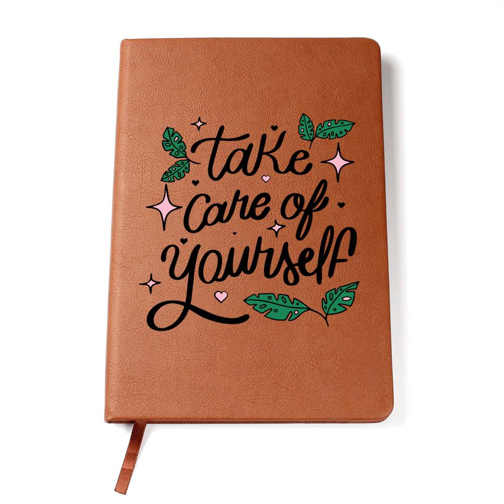 Self Journal Vegan Leather - Take Care of Yourself
