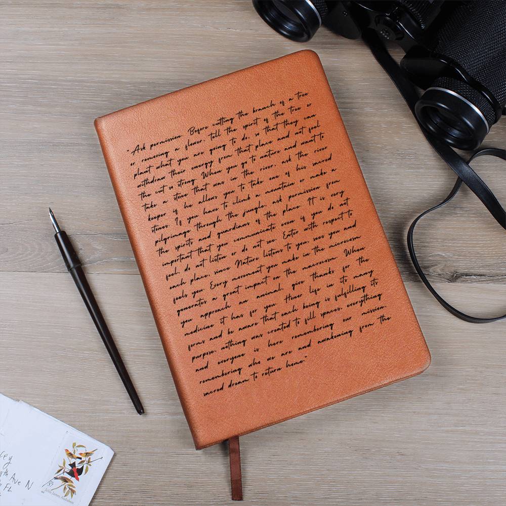 Spiritualism Journal, Vegan Leather - Nature Spirits Journal