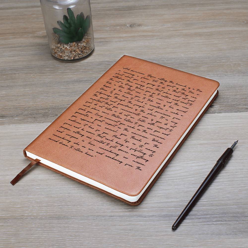 Spiritualism Journal, Vegan Leather - Nature Spirits Journal