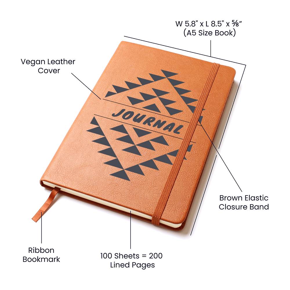 Leather Journal for Writer Gifts - Southwest Motif