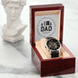 Openwork Watch Gift for Dad, Father's Day Gifts Birthday Gift for Dad from Daughter or Son