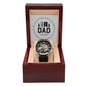 Openwork Watch Gift for Dad, Father's Day Gifts Birthday Gift for Dad from Daughter or Son