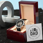 Openwork Watch Gift for Dad, Father's Day Gifts Birthday Gift for Dad from Daughter or Son