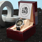 Openwork Watch Gift for Dad, Father's Day Gifts Birthday Gift for Dad from Daughter or Son