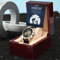 Gift for Dad Father's Day Gifts Openwork Watch Personal Message for Dad from Daughter or Son