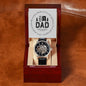 Openwork Watch Gift for Dad, Father's Day Gifts Birthday Gift for Dad from Daughter or Son