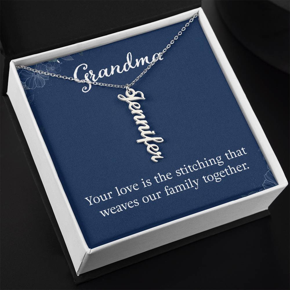 Grandkids Name Necklace Gift for Grandma Gifts Personalized Name