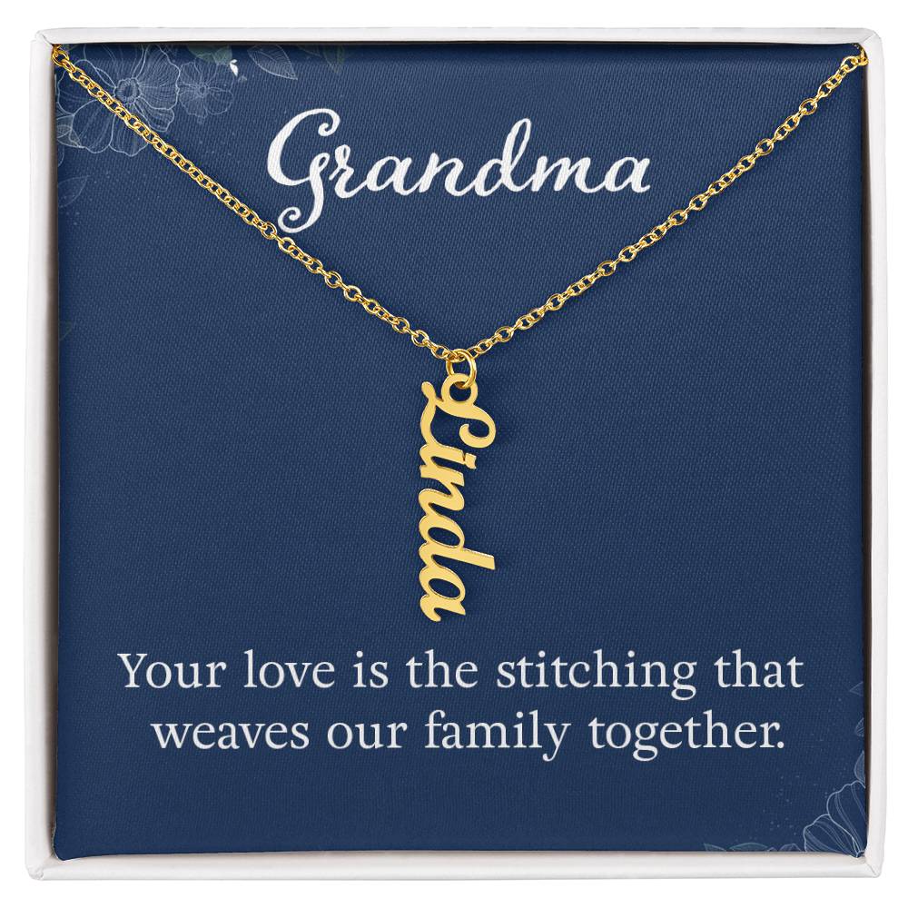 Grandkids Name Necklace Gift for Grandma Gifts Personalized Name