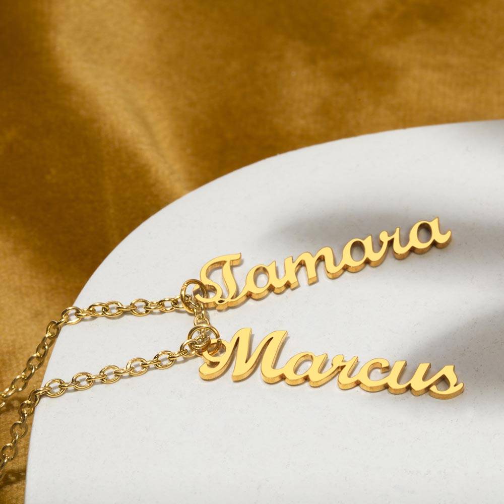 Grandkids Name Necklace Gift for Grandma Gifts Personalized Name
