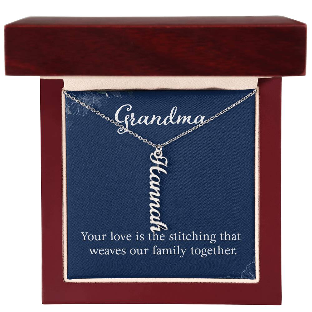 Grandkids Name Necklace Gift for Grandma Gifts Personalized Name