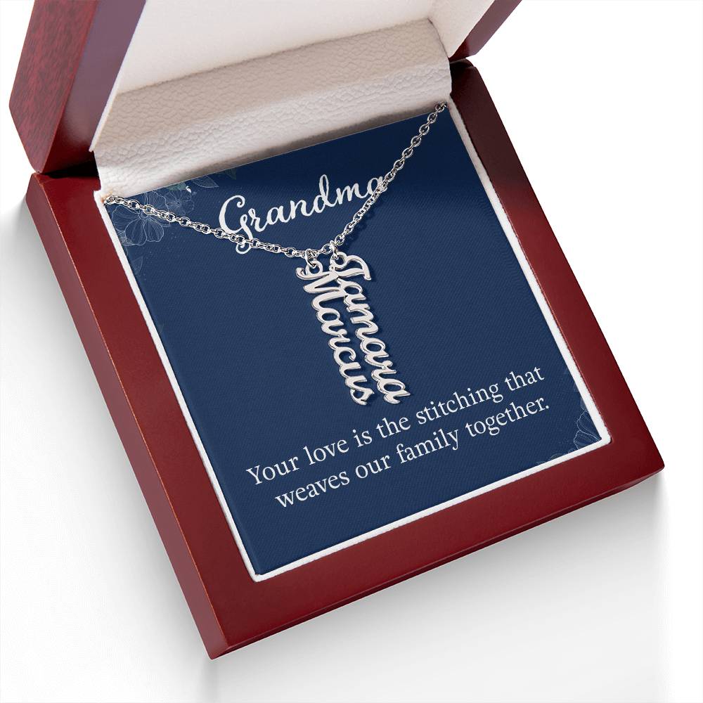 Grandkids Name Necklace Gift for Grandma Gifts Personalized Name