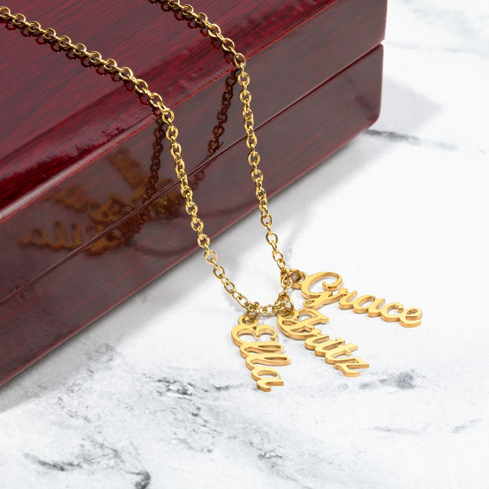 Grandkids Name Necklace Gift for Grandma Gifts Personalized Name