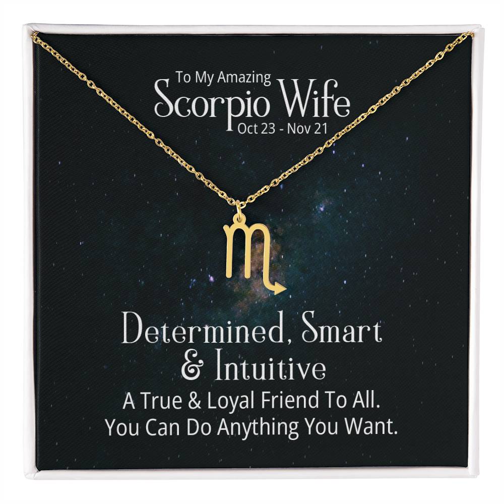 Scorpio Wife Gift from Husband Wife Gifts, Scorpio Zodiac Gifts