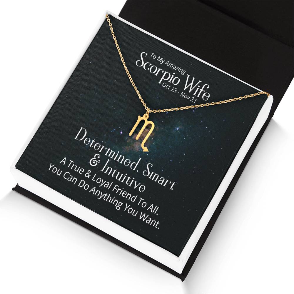 Scorpio Wife Gift from Husband Wife Gifts, Scorpio Zodiac Gifts