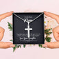 Gift to Mother-in-Law from Daughter Jewelry Cross Necklace