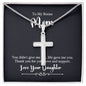 Gift to Mother-in-Law from Daughter Jewelry Cross Necklace
