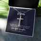 Gift to Mother-in-Law from Daughter Jewelry Cross Necklace