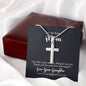 Gift to Mother-in-Law from Daughter Jewelry Cross Necklace