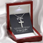 Gift to Mother-in-Law from Daughter Jewelry Cross Necklace