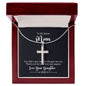 Gift to Mother-in-Law from Daughter Jewelry Cross Necklace