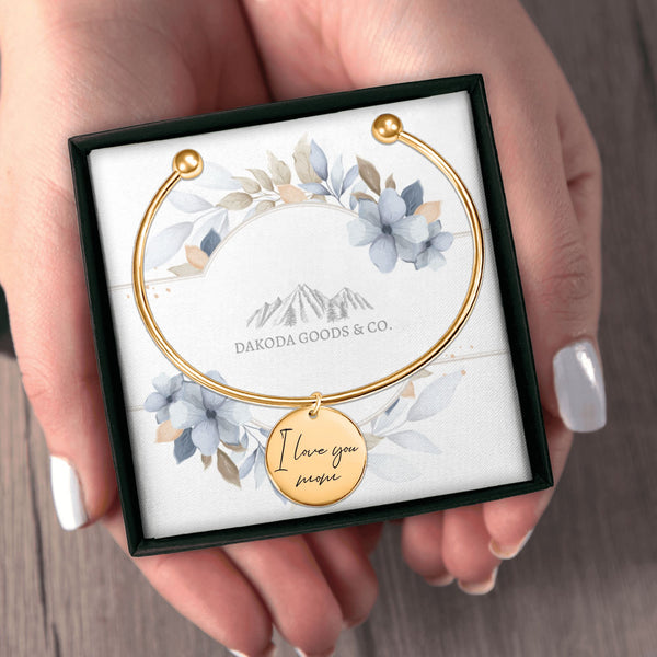 Customized Handwritten Bangle Personalized Message