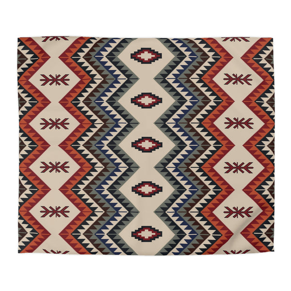 Valencia Valley Microfiber Duvet Cover Southwestern Comforter Cover Bedding