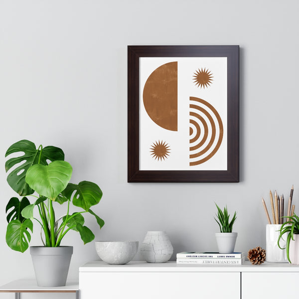 Simple Modern Framed Vertical Poster