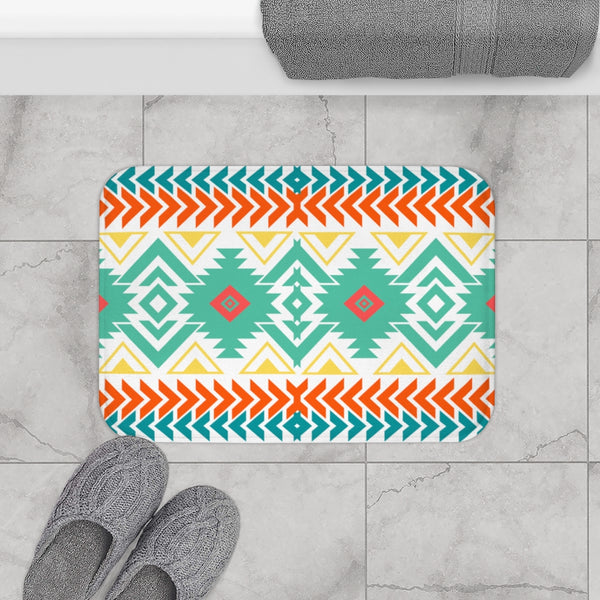 Bath Mat, Southwestern, Shower Mat, Boho Bath Mat