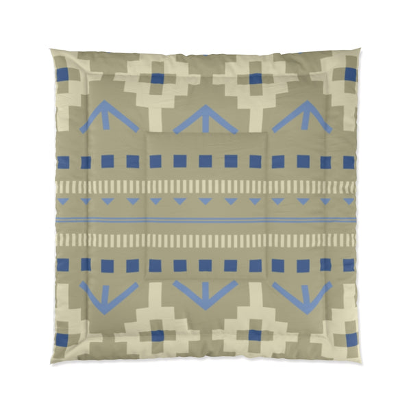 Rustic Earth Toned Comforter, Multiple Sizes