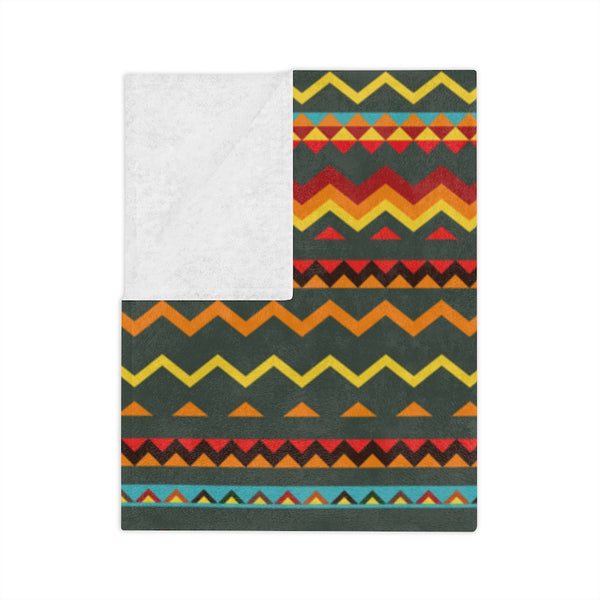 Southwestern Blanket Sahara Sunrise Velveteen Minky Blanket Three Sizes Polyester One Sided Print Soft Fleece Mexican Blanket Style