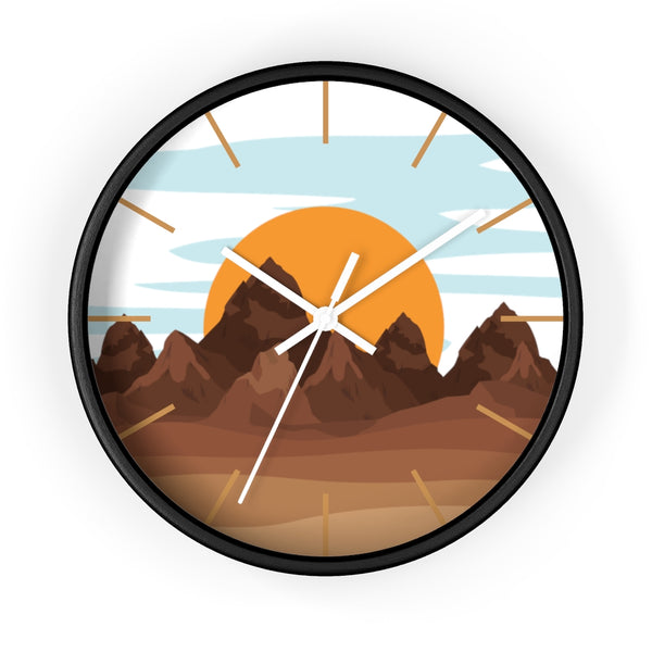 Sunrise Mountain Wall Clock