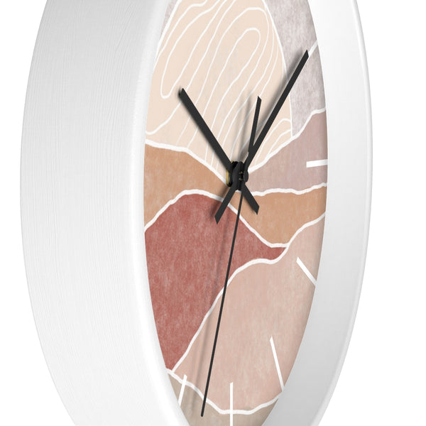 Silent Wall Clock Sunset Modern Landscape Hanging Wall Clock Decor