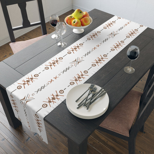 Table Runner Cotton or Polyester Two Sizes Bohemian Simplistic Runner for Table Serving Hosting Accessories