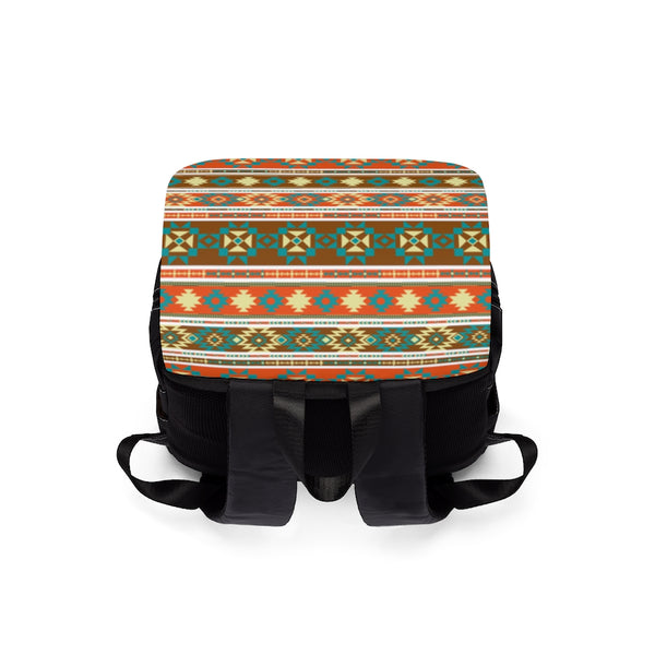 Backpack Aztec Print Southwest Unisex Casual Backpack