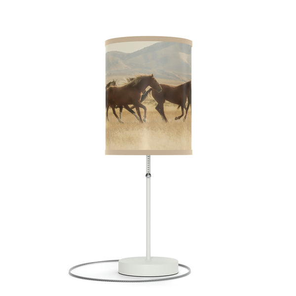 Table Lamp for Bedroom Western Decor Lighting for Office Lamp Galloping Horses