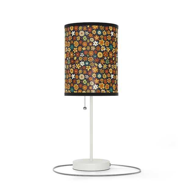 Table Lamp for Living Room Floral Decor Lighting for Bedroom Reading Lamp Home Decor Retro US|CA plug