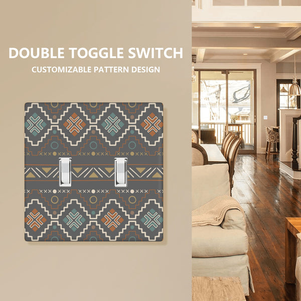 Southwestern Style Combination Wall Plates, 3 Pc