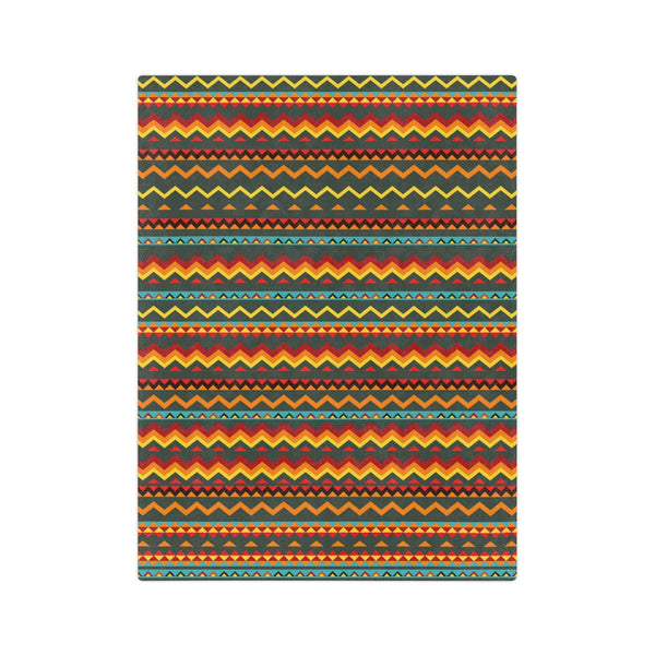 Southwestern Blanket Sahara Sunrise Velveteen Minky Blanket Three Sizes Polyester One Sided Print Soft Fleece Mexican Blanket Style