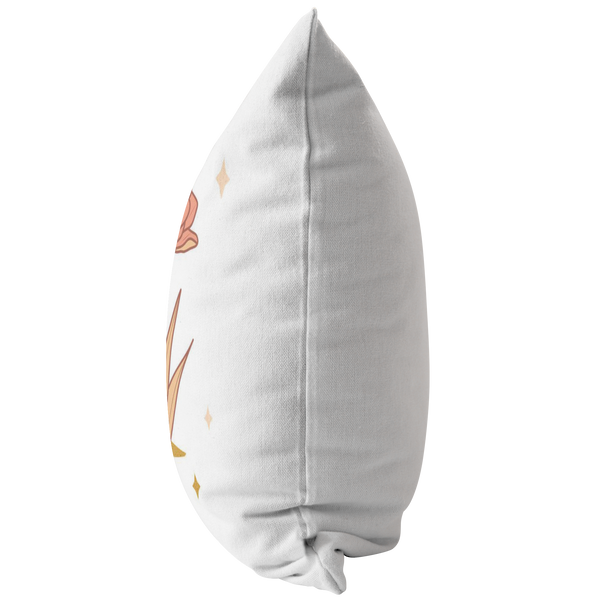 Accent Pillow, Moon Flower Throw Pillow