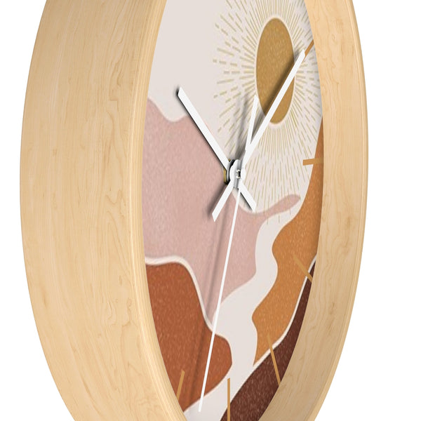 Wall Clock, Gifts, Clocks, Bohemian Desert, Modern, Time, Wall Decor, Midwest, Wood, Plexiglass, Decor, Home Decor,