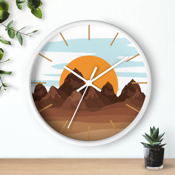 Sunrise Mountain Wall Clock