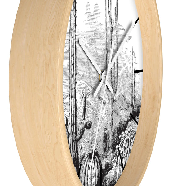 Wall Clock, Clocks, Midwest, Desert Theme, Wooden Clock, Time, Wall Decor