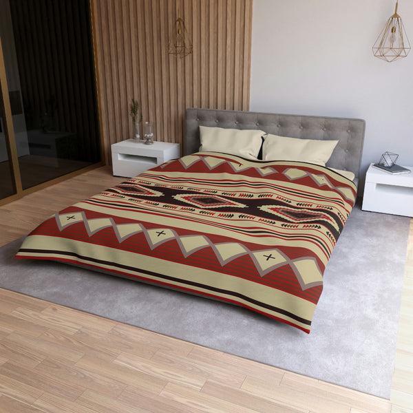 Southwestern Microfiber Duvet Cover Bedding Bedroom Decor Bohemian Rio Vista Print, Two Sizes