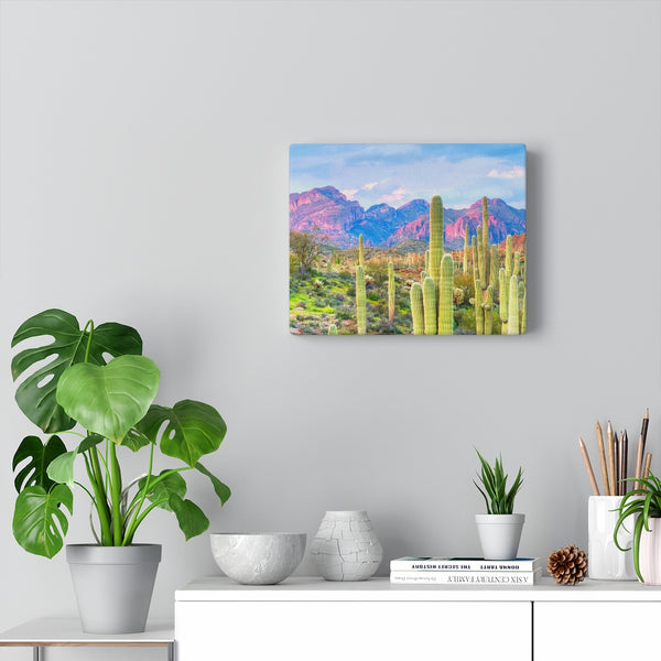 Wall Decor Midwest Desert Canvas Wrap