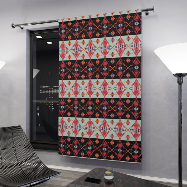 Window Curtains Sahara Night Black Out Curtain Southwestern Decor