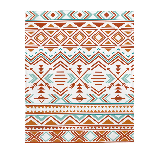 Aztec Southwest Velvet Plush Throw Blanket, Gifts, Velveteen Plush Blanket, Throw Blanket, Southwestern, Throw Blanket Couch, Blankets & Throws